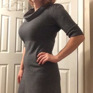 Gray Sweater Dress