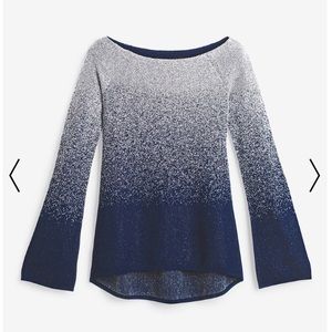 White House Black Market SHIMMER OMBRE SWEATER