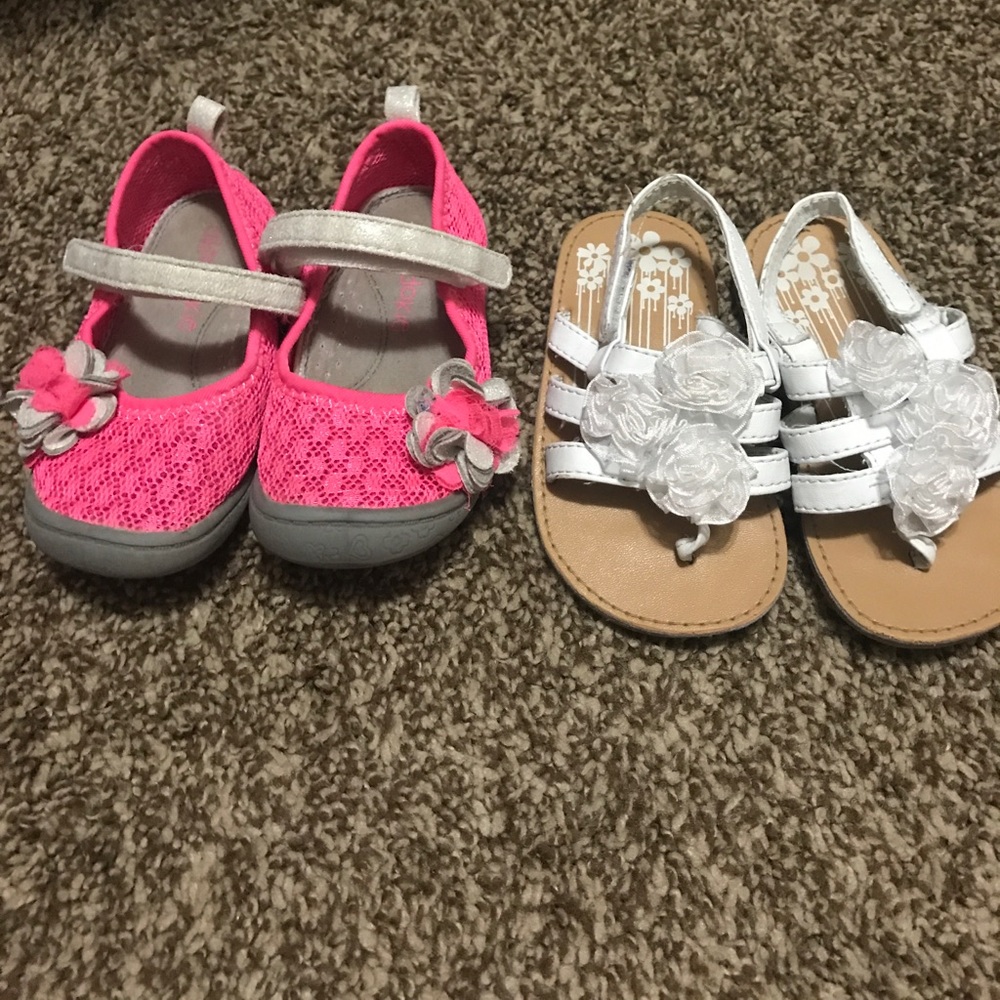 2 pair of girl shoes!