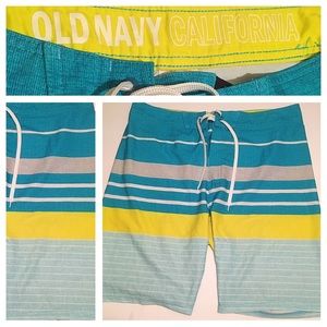 Men's Old Navy Cali board shorts swim trunks Sz 36 Men's Old Navy Cali board shorts swim trunks Sz 36