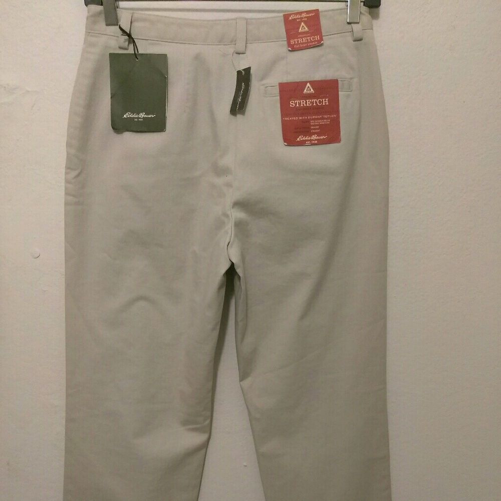 Eddie Bauer New Womens Stretch Khaki Pants