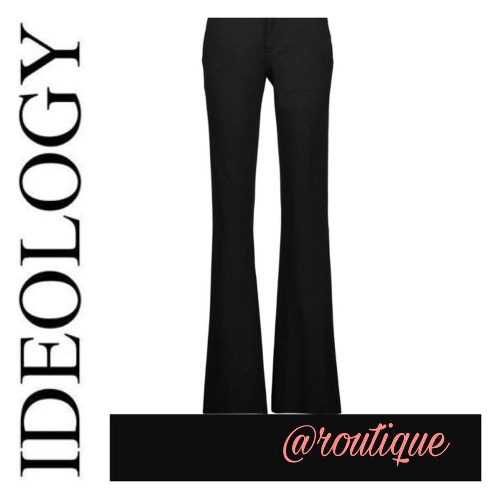 Ideology Flare Leg Black Slacks NWTs