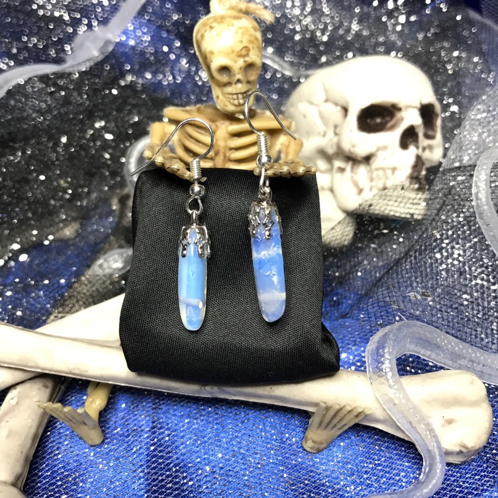 Moonstone earrings