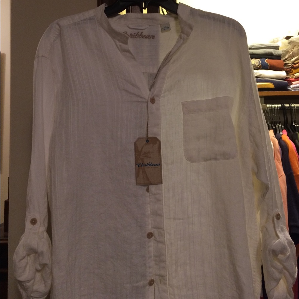 Caribbean Linen Shirt, by Roundtree & Yorke
