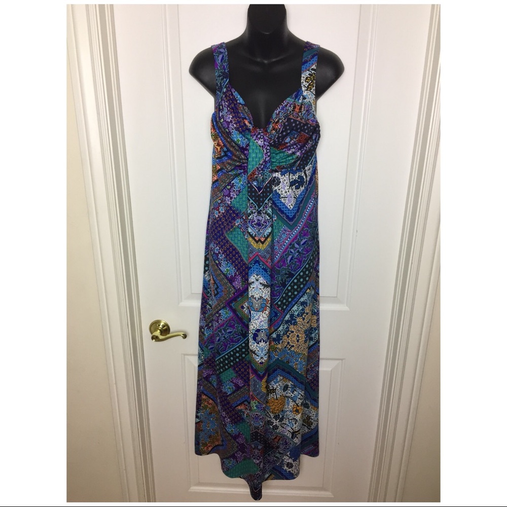 Antthony Full Length Maxi Dress Patterned