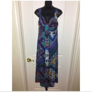 Antthony Full Length Maxi Dress Patterned