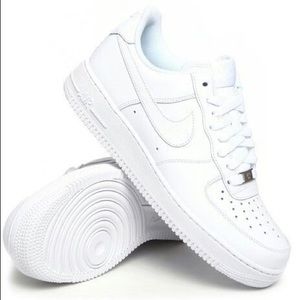 Nike Air Force 1 Gs Leather Fashion Sneakers