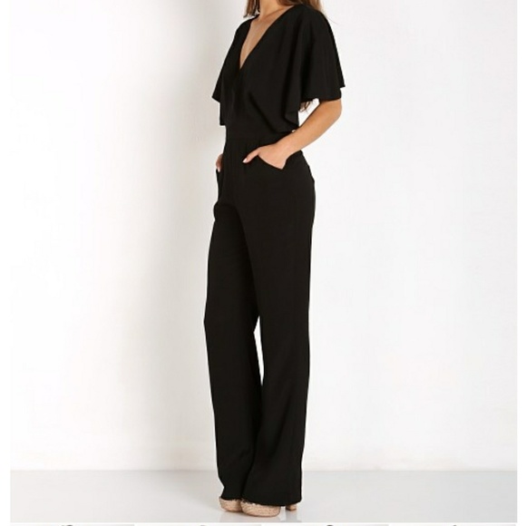 Jetset Diaraies Sahara Black open back jumpsuits - Picture 4 of 8
