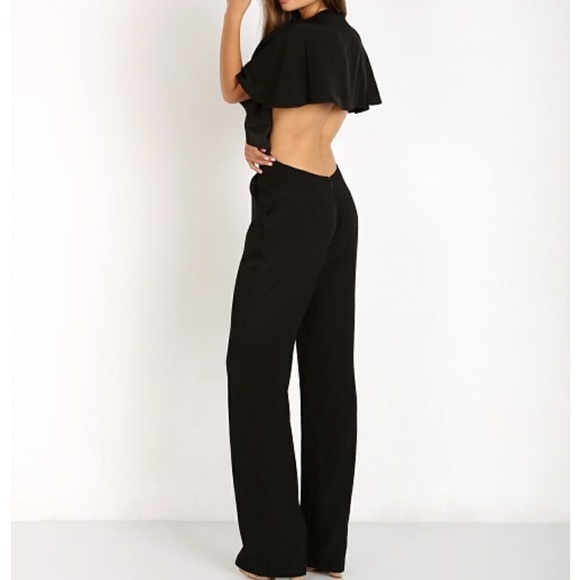 Jetset Diaraies Sahara Black open back jumpsuits - Picture 5 of 8