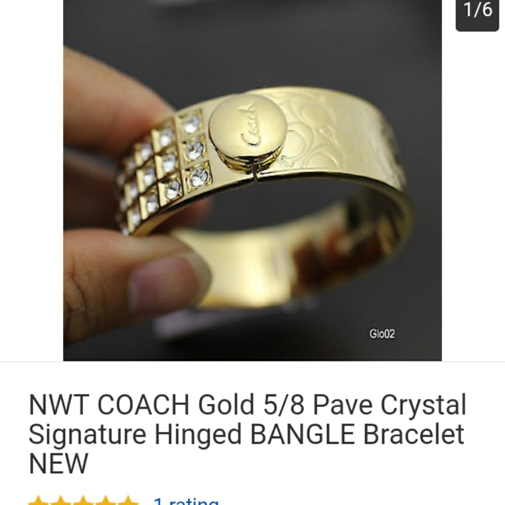 Coach Signature Bangle Bracelet