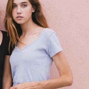 Brandy Melville Blue monet top