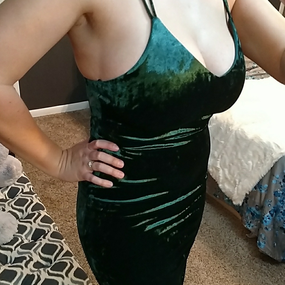 Crushed Velvet Shop Impressions Dress