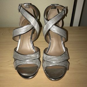 Style & Co Silver Sandal