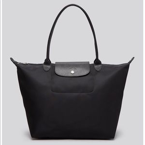 Longchamp Le Pliage Neo Large Nylon Tote Black