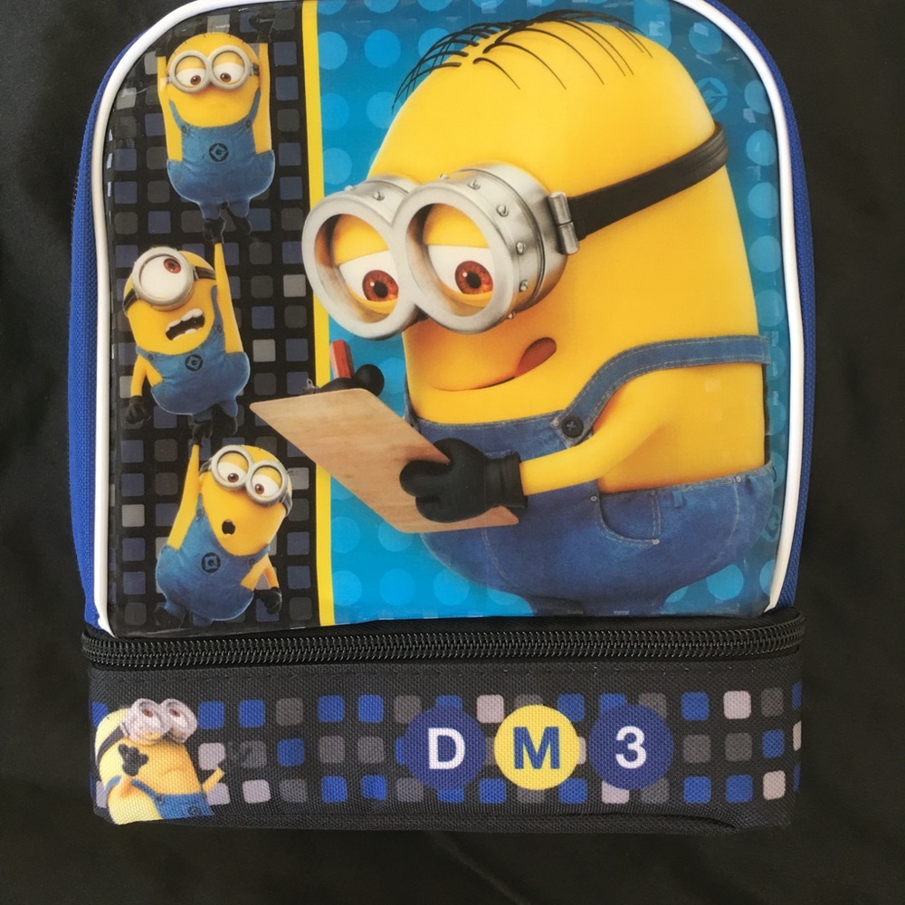 Minions Insulated Dual Compartment Lunch Bag