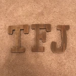 Alpha Xi Delta TFJ Wooden Letters