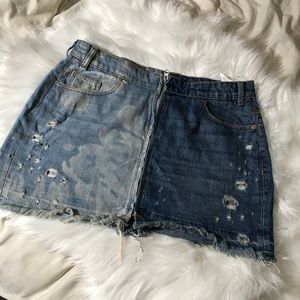Denim skirt
