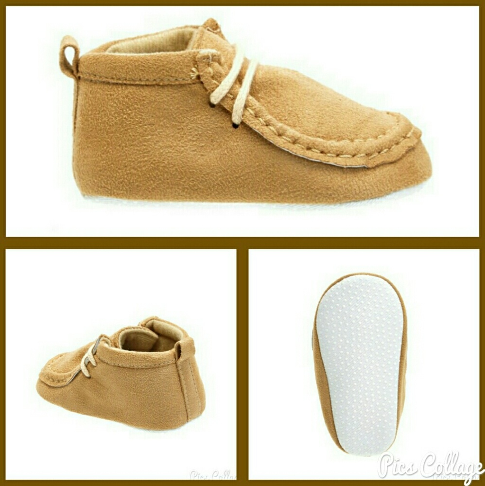 Tan Baby Chukka Boots - NWT- Size 12-18Mths