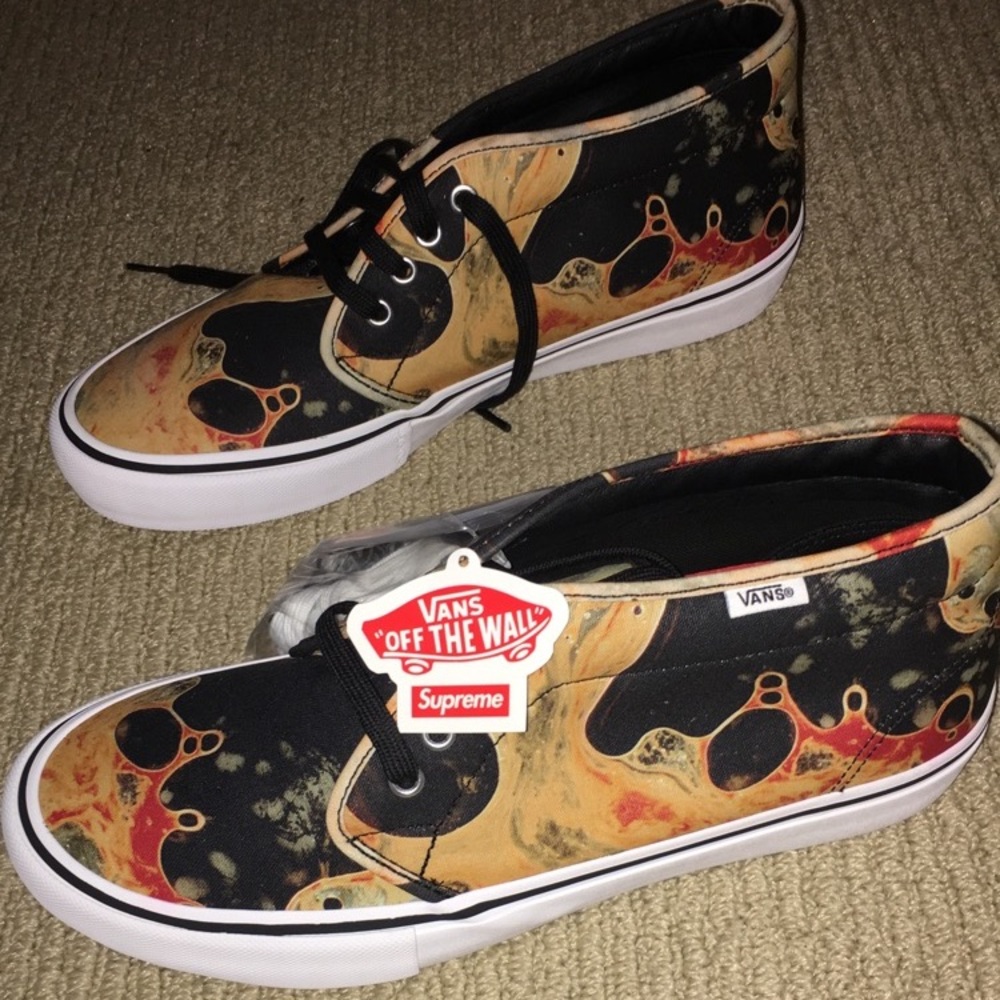Supreme Blood and Semen Chukka Vans