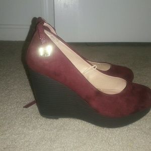 Cute suede shoes
