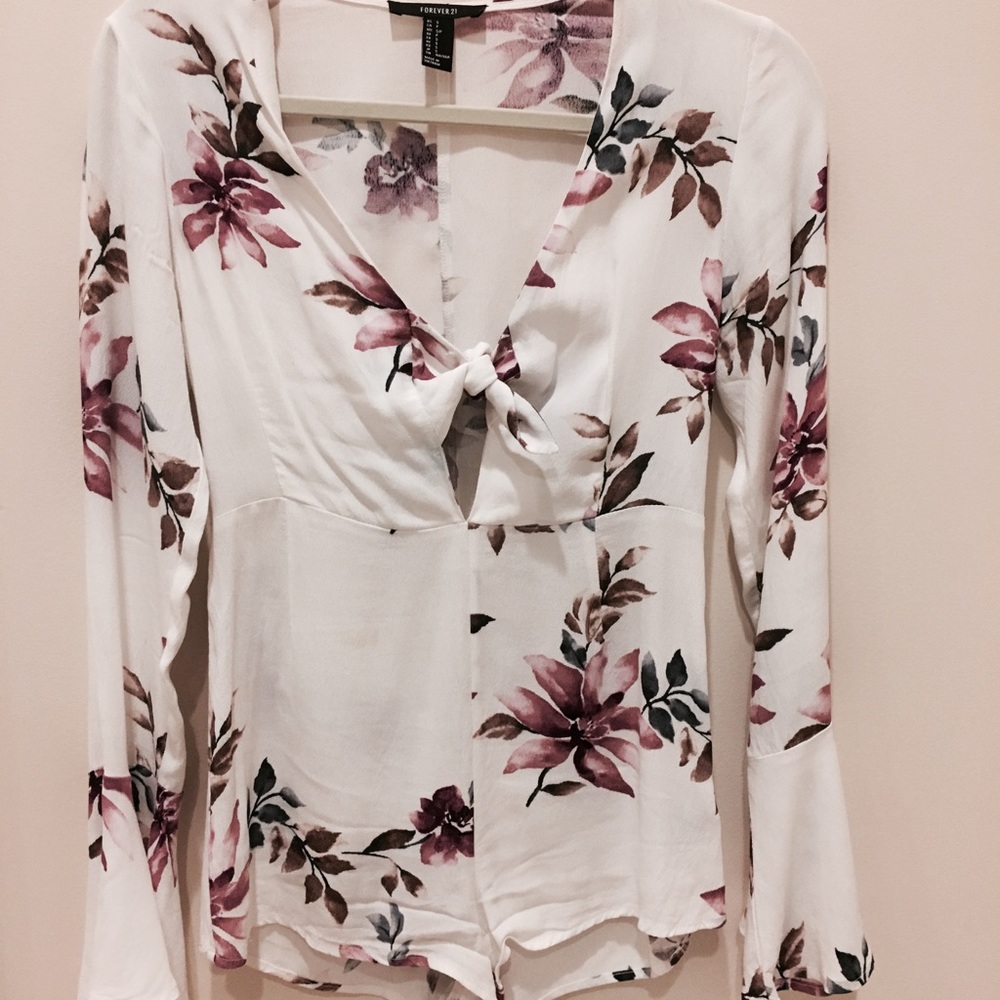 Forever 21 romper floral