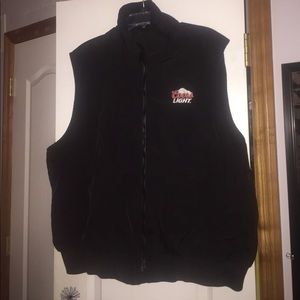 Coors Light fleece vest