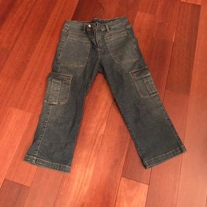 Jeanstar denim cargo crops😉👋