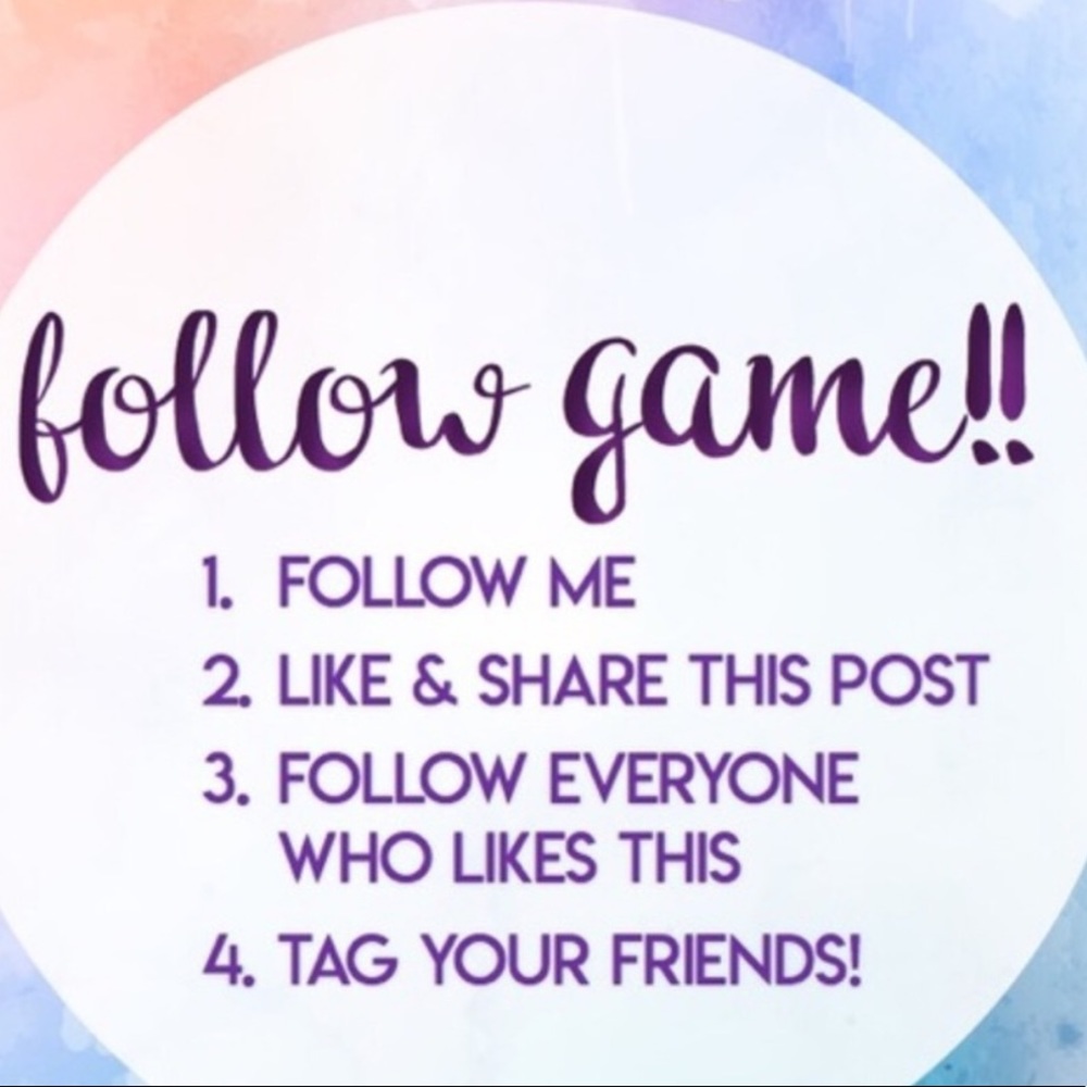 Follow Game !! Gain more followers
