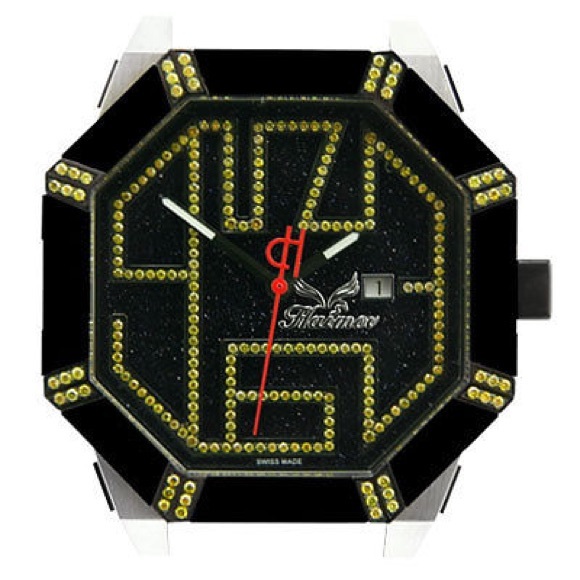 Haimov 2 carat yellow diamond timepiece. - Picture 4 of 8
