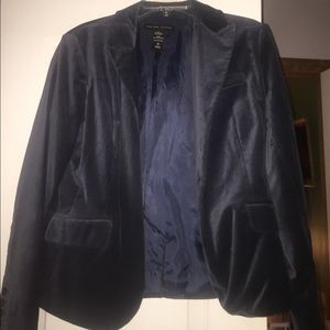 Suede blazer