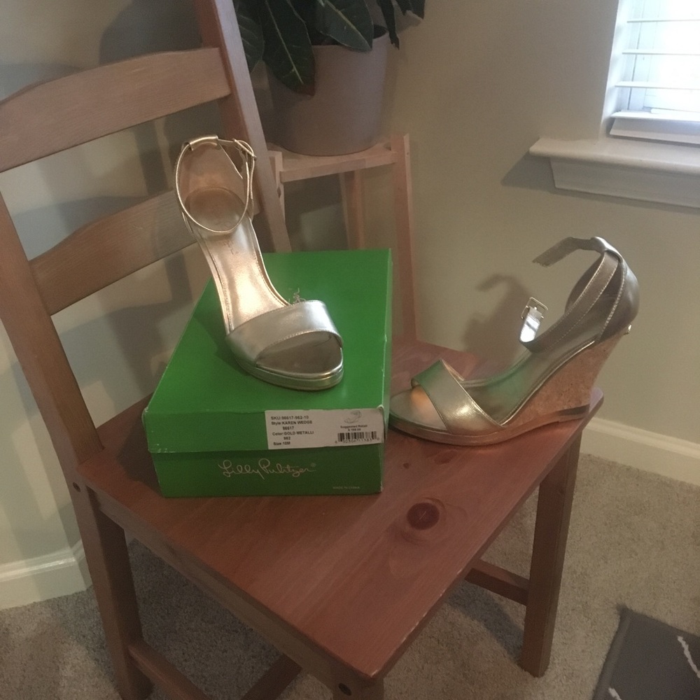 Lilly Pulitzer Size 10 Karen Wedge