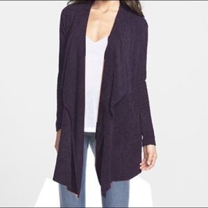 SO SOFT / Barefoot Dreams Calypso Wrap S/M / Plum