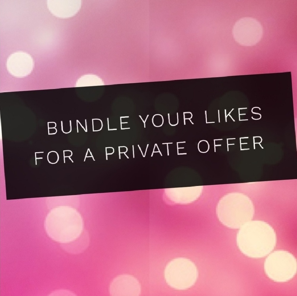 To receive a private offer, create a bundle!