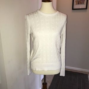 BUNDLE ! Merona Target white cable cotton sweater