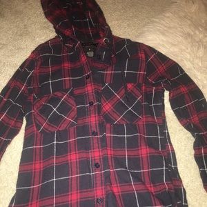 Polly and Esther flannel hoodie from Macy's