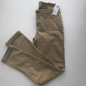Hollister Low Rise Pants, Tan, NWT