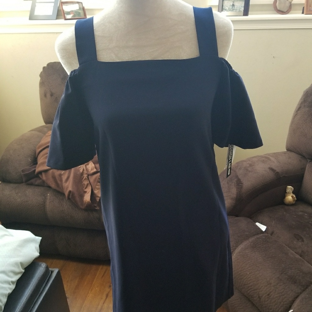 Design lab navy shift dress