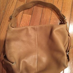 Hogan Tan Leather Shoulder Bag