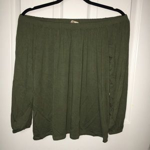 Hollister Off The Shoulder Top