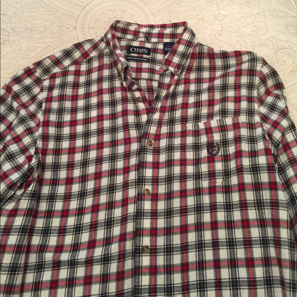 Men's chaps flannel shirt.