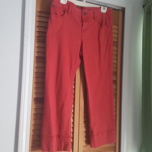 Reddish color Capri pants
