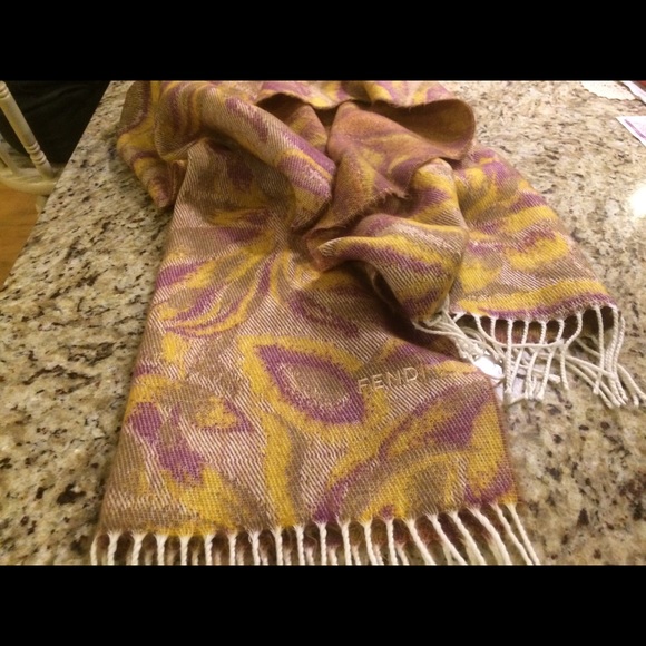 fendi wrap shawl