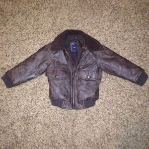 Baby gap aviator bomber jacket