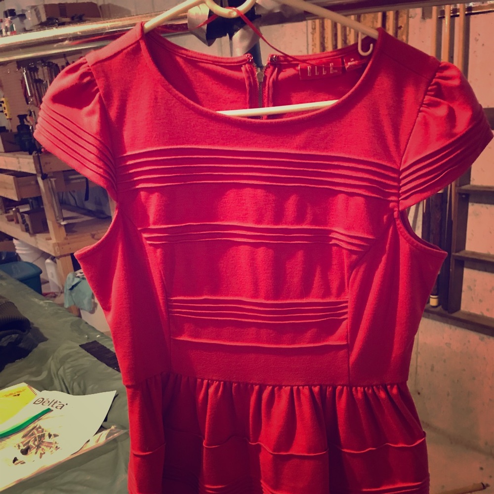 Pink/Red Elle Dress
