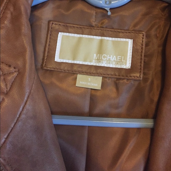 Michael Kors Leather Jacket Fall Must - Picture 2 of 4