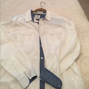 PD&C men's x-lg button down casual wore once.