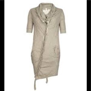 All Saints Reba Gilet Dress in Stone Marl