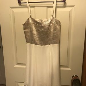 🌸Beautiful white Express mini dress