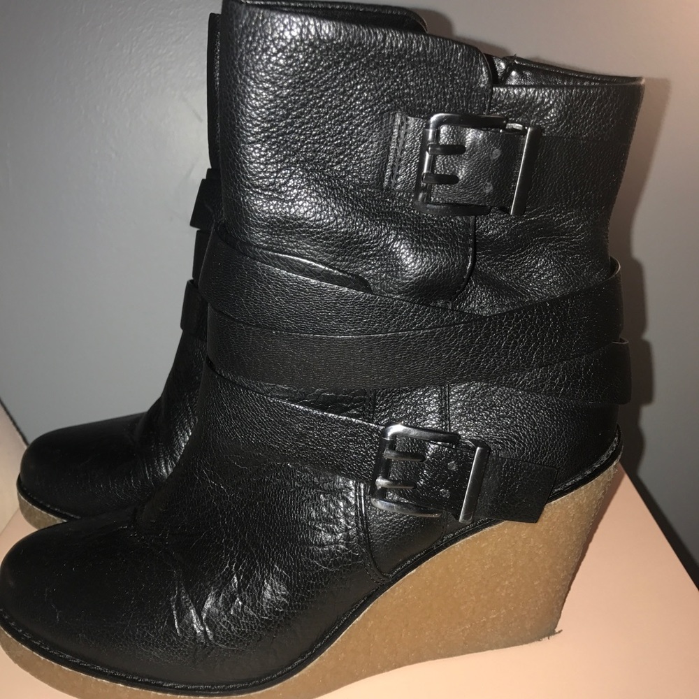 BCBG Wedge Booties