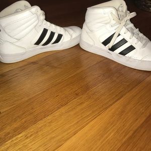 Size eight Adidas high tops
